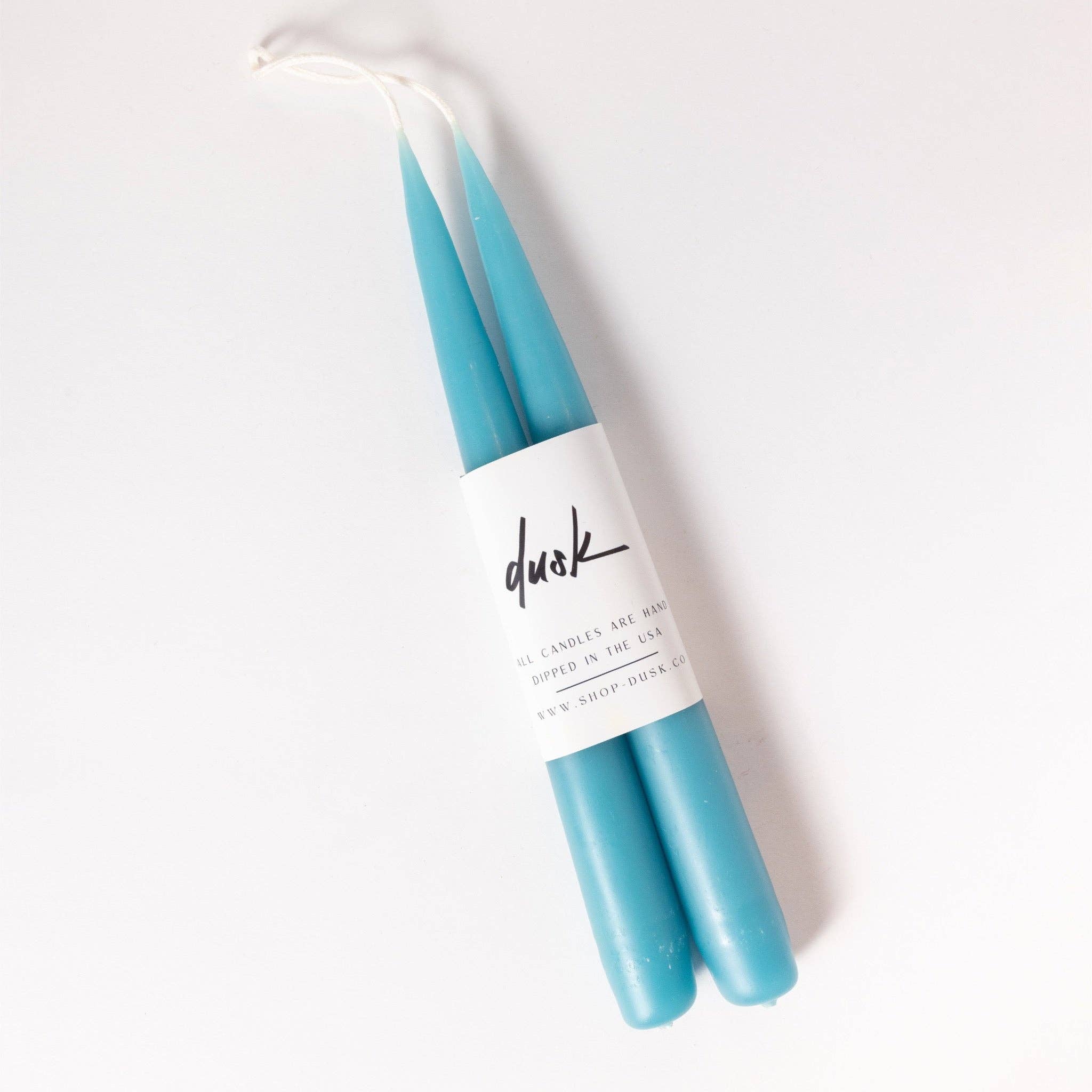 Dusk - Vente Bougies/bougeoirs coniques - Lot de bougies coniques faites à la main de 23 cm13