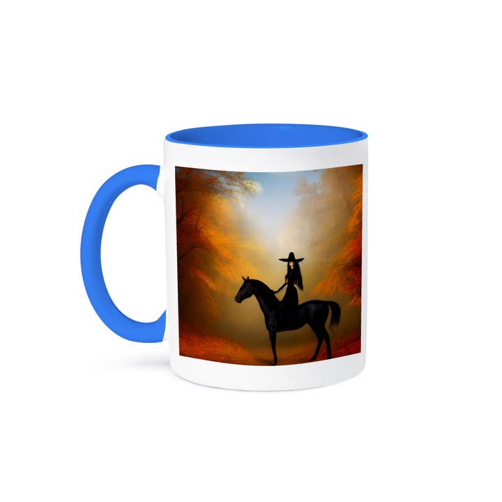 3dRose, Witch on a black horse, Mug for wholesale by 3dRose