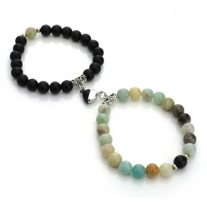 UniArt - Wholesale Jewelry Set - Valentín Magnetic Bracelets, Set of 2 Pieces