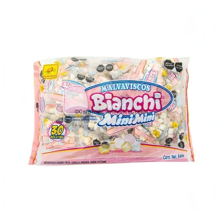 Carnival Candies & Ice Cream Inc. - Wholesale Marshmallow - Bianchi Mini Marshmallow Mexican Candy (30 Count)