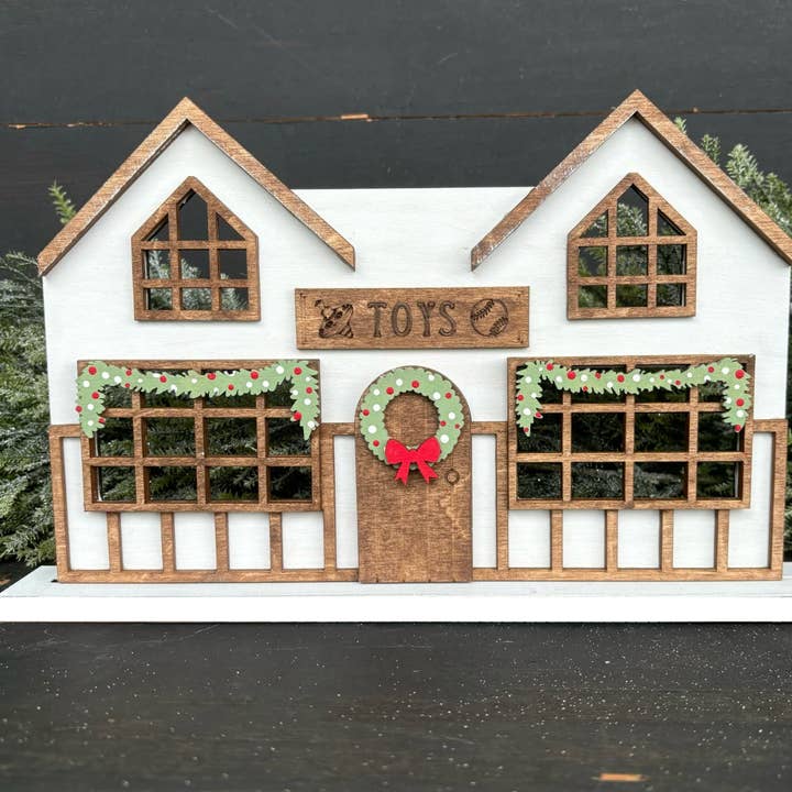 Paisley Grace Makery - Wholesale DIY craft kit - Christmas Village P131404