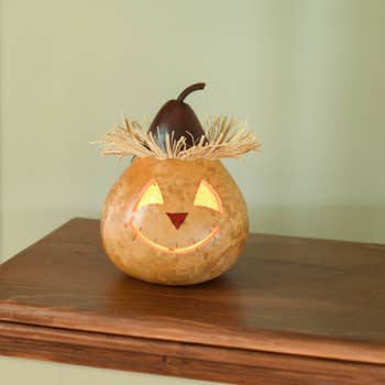 Hand Crafted Pear Gourd Faire Com