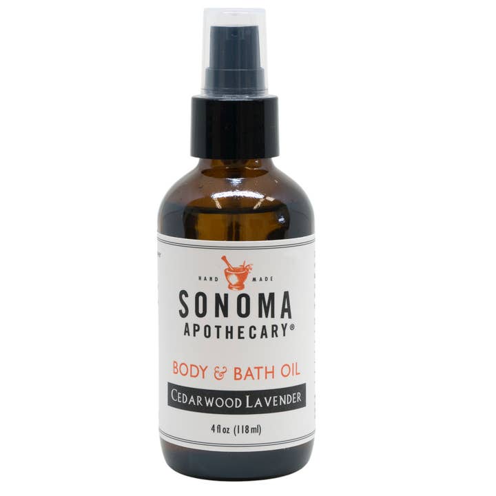 Body Oil Cedarwood Lavender Skin Essentials for wholesale by Sonoma Apothecary