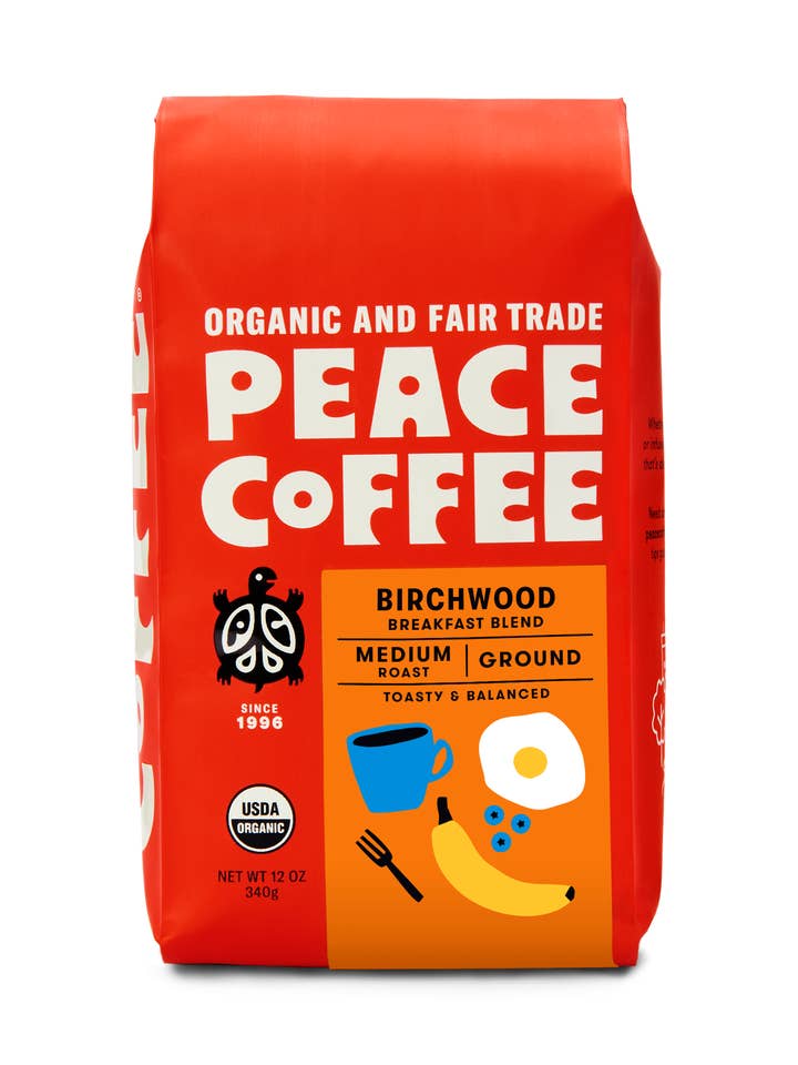 Birchwood | Medium | Ground | 12oz | Peace Coffee for wholesale by Peace Coffee