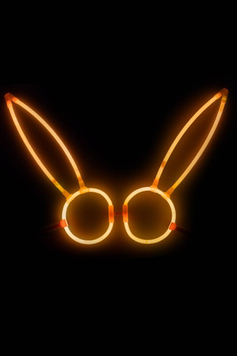 Cap Zone – wholesale Party gift – Glow In Dark Bunny Rabbit Ear Party Favor Glasses2