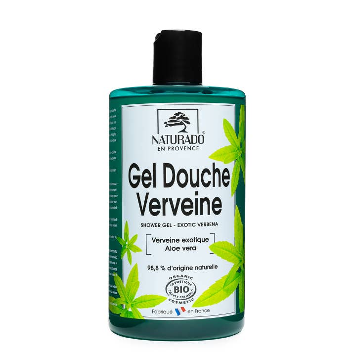 Gel doccia Cosmos Organic Exotic Verbena 750ml per la vendita all'ingrosso da parte di NATURADO EN PROVENCE