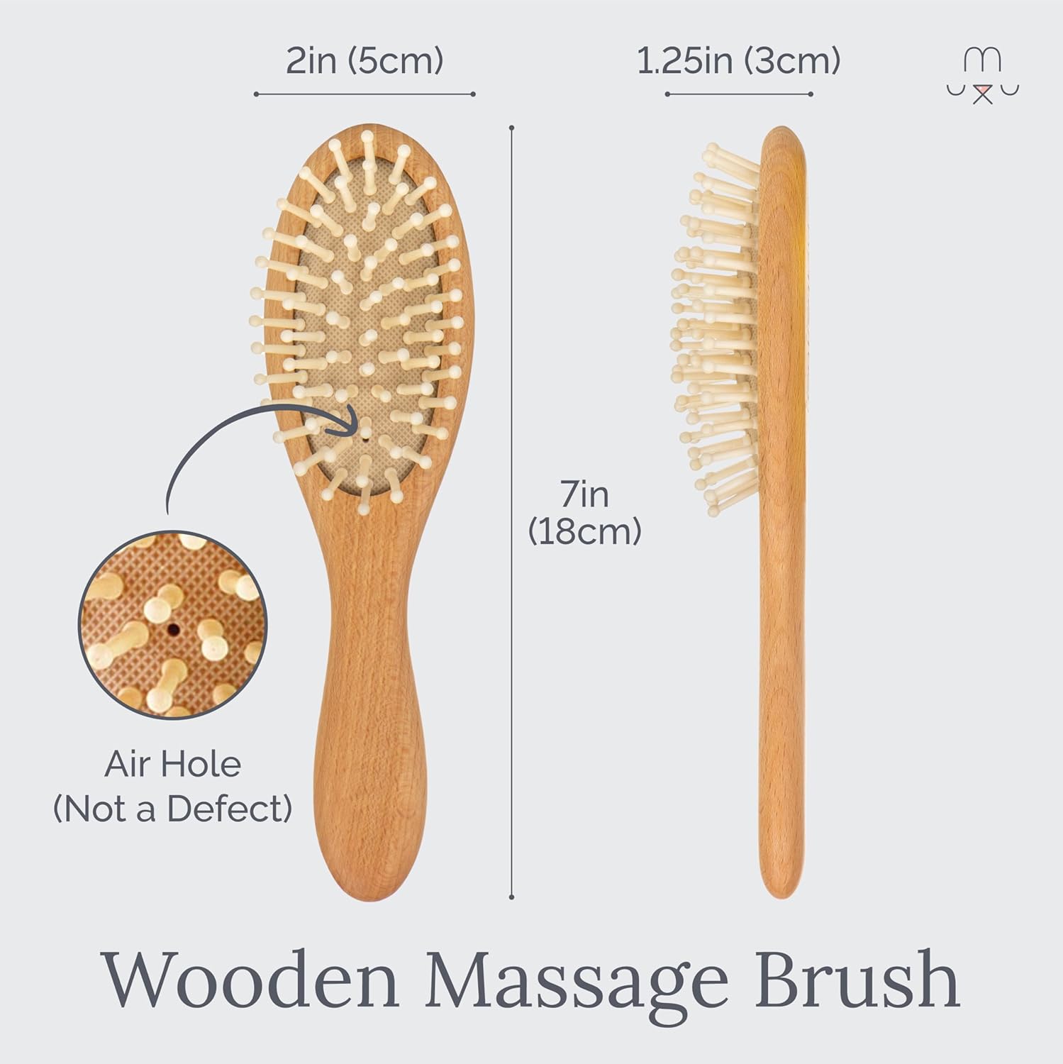 Natemia - Wholesale Hair Brush/Comb - Kids & Baby - Wooden Baby Hair Brush Set (3 Piece)8