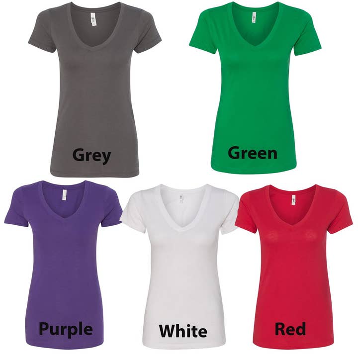 ShopTrendsNow - Wholesale T-Shirt - Women's - Ladies' 'Junior fit' Ideal V tee | 9 Colors0