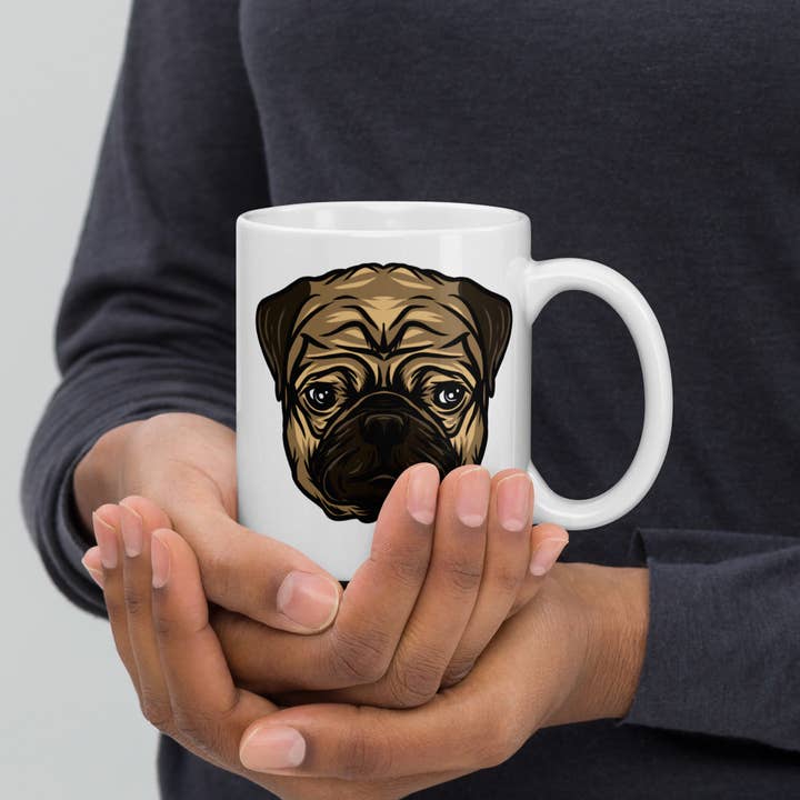 Club No-Kill 2027 Coffee Mugs - Wholesale Coffee Mug - Vinny the Pug Coffee Mugs 10
