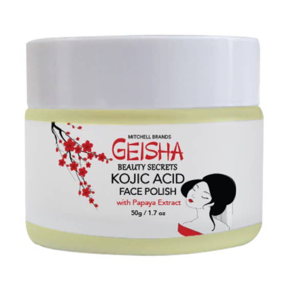 Geisha Kojic Acid Face Polish Jar - Skin Brightener - 60ml/2 oz för wholesale av Mitchell Brands