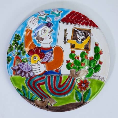 Prato Redondo DS 18 cm PT18DS-43 por atacado de Ceramiche De Simone