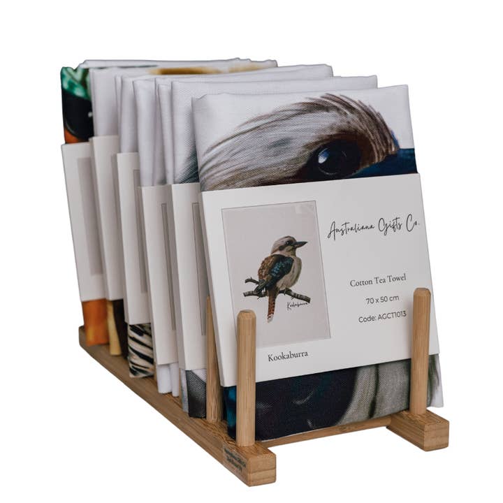 Australiana Gifts Co - Wholesale Tea Towel - AGCT1018: Sulphur Crested Cockatoo Tea Towel