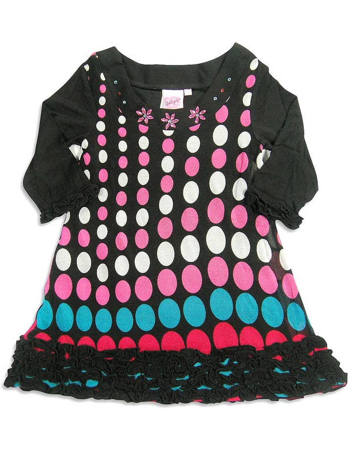 Eastern Off Price - Wholesale Dress - Kids - Lipstik Girl's Toddler - Size 16 Long Sleeve Dress - 6 Diffe