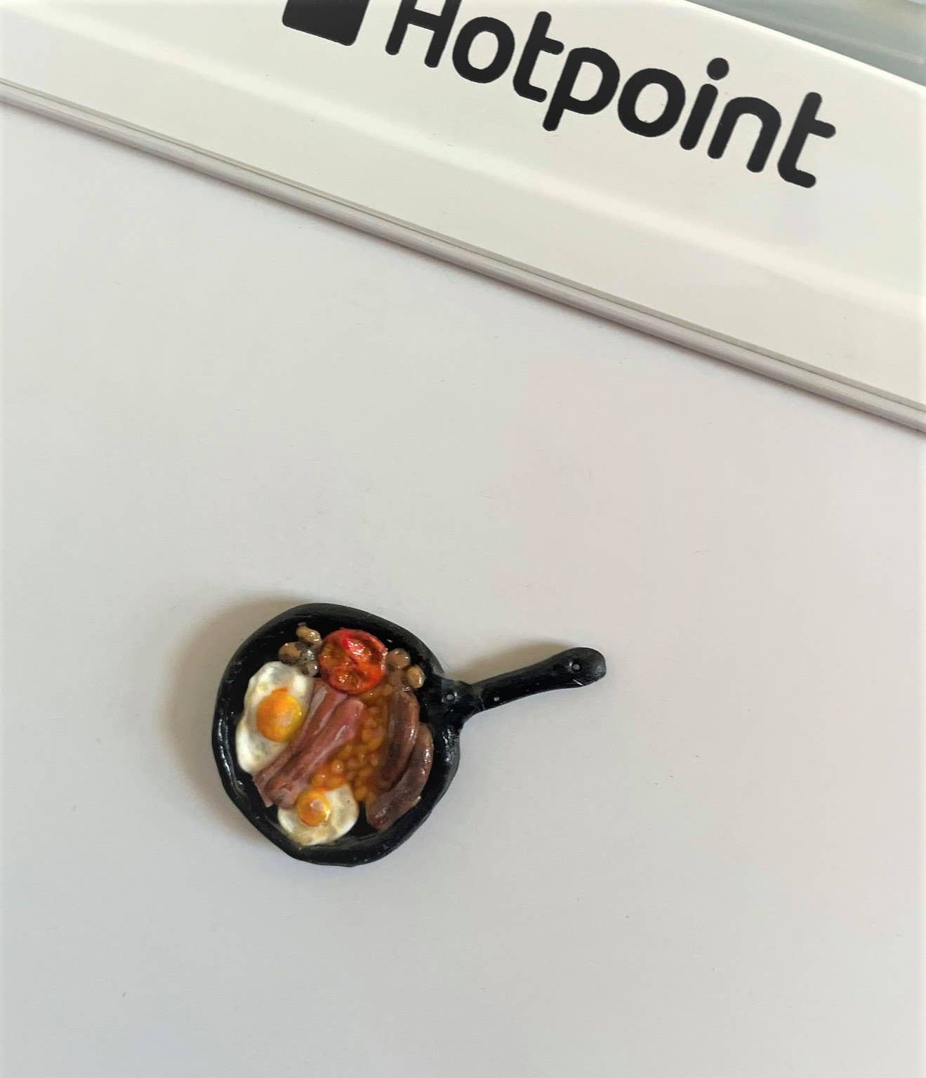 PrettySpookyDesigns – wholesale Magnet – Polymer clay magnet - Fried Breakfast | home decor | food4