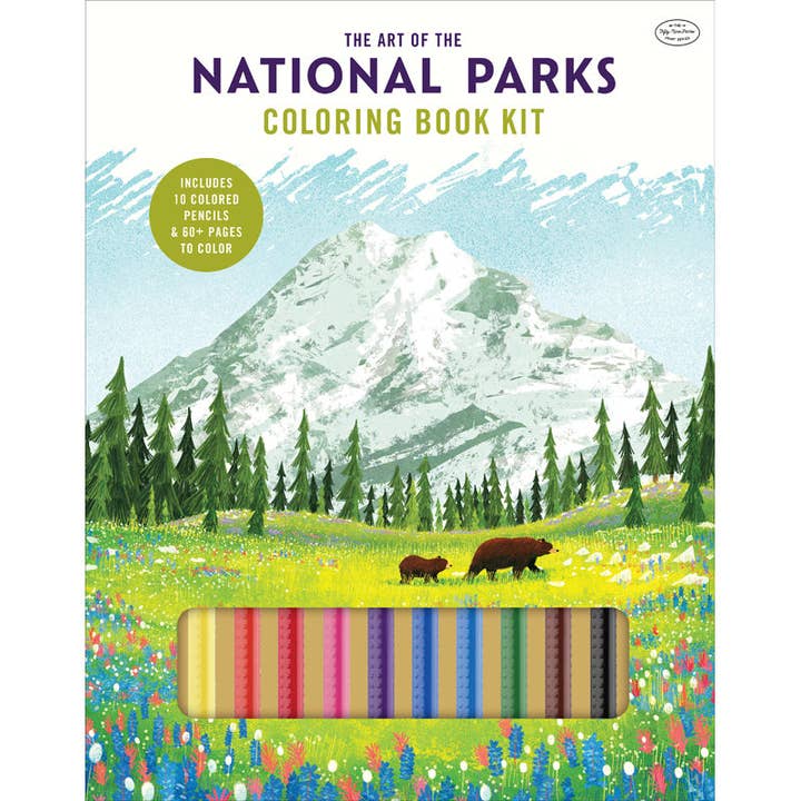 The Art of the National Parks Coloring Book Kit - NEW! for wholesale by Insight Editions - #1 Pop Culture Publisher