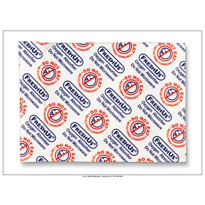Freshus Oxygen Absorber 100cc - Case of 40 Packs for wholesale by Discount Mylar Bags (ShieldPro Flexible Packaging)