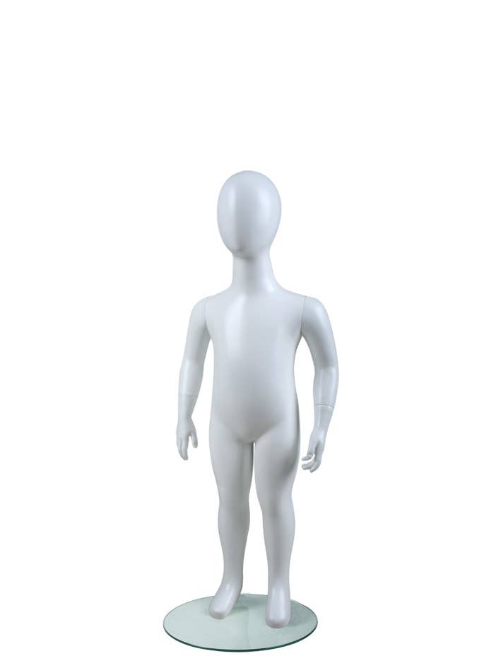 MANIQUÍ INFANTIL VENTANA PREMIUM CON CABEZA ESTILIZADA para venta al por mayor de SUDMANNEQUIN