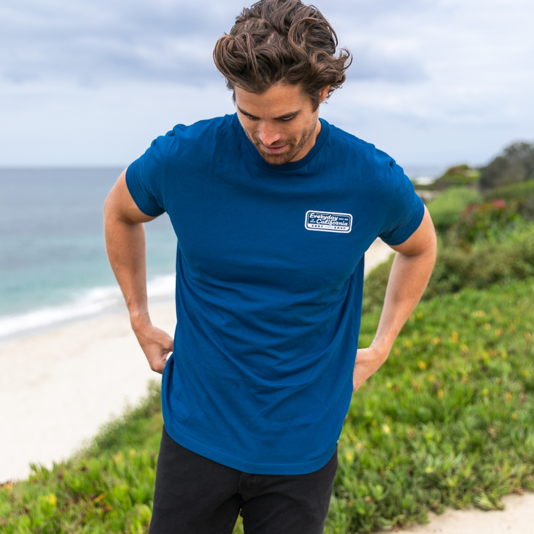 Black Surf Shop Tee - Everyday California Logo Unisex Graphic Tee for wholesale on Faire6