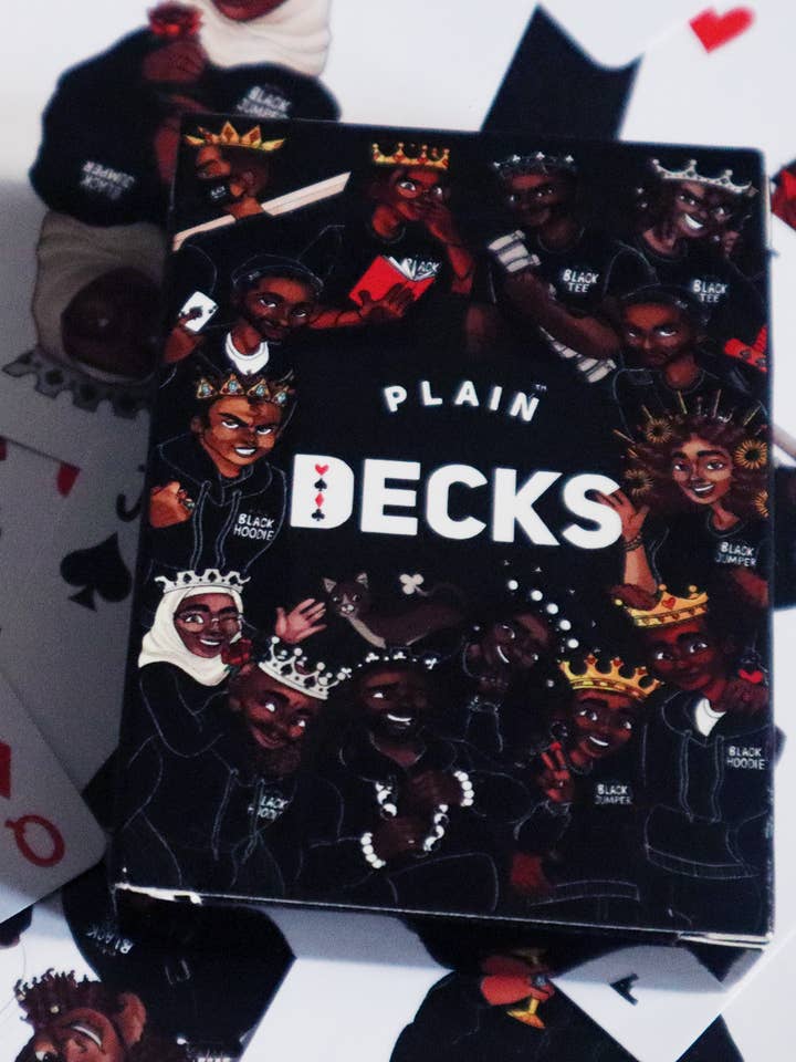 Plain Black Cards - Plain™ Decks (Saison 2) pour la vente par The Plain Shop