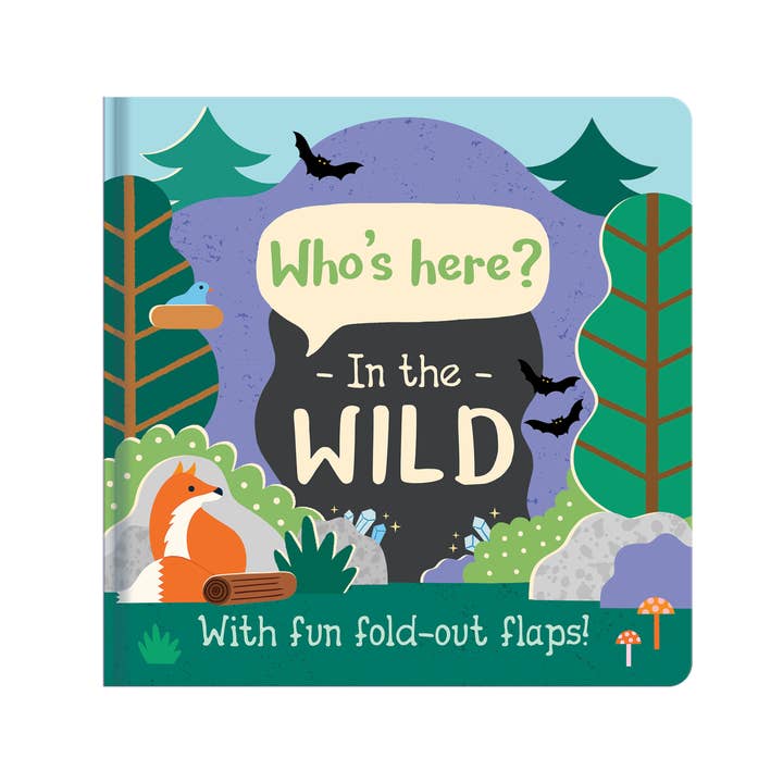 Who’s In The Wild – Fold-Out Flaps Board Book for wholesale by Robert Frederick Ltd