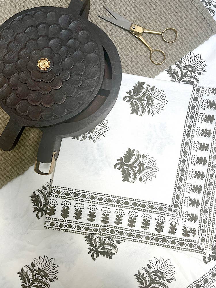 natural habitat - Wholesale Dinner & Cloth Napkin - Napkins Agra Moss on Natural1