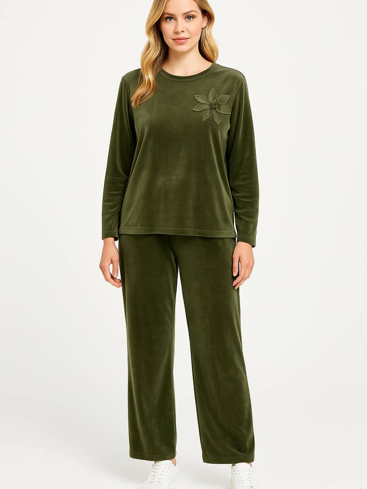 Italiensk velour loungeklädesset för wholesale av Miss Bold