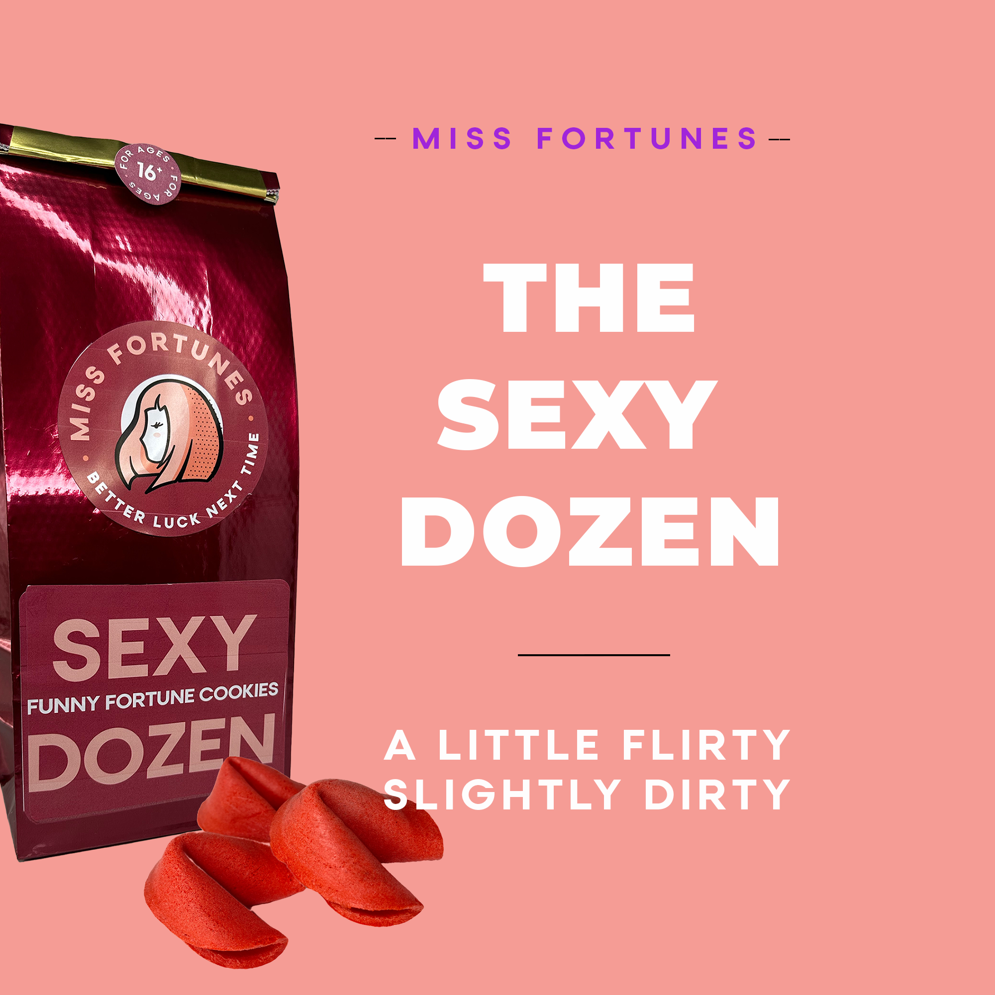 Miss Fortunes – Engroshandel Cookie – The Sexy Dozen – Frække og lidt uartige heldkager1