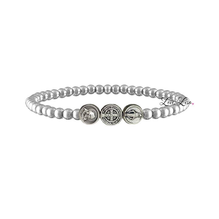 Trifecta Religious Protection Bracelet for wholesale by Love, Lisa