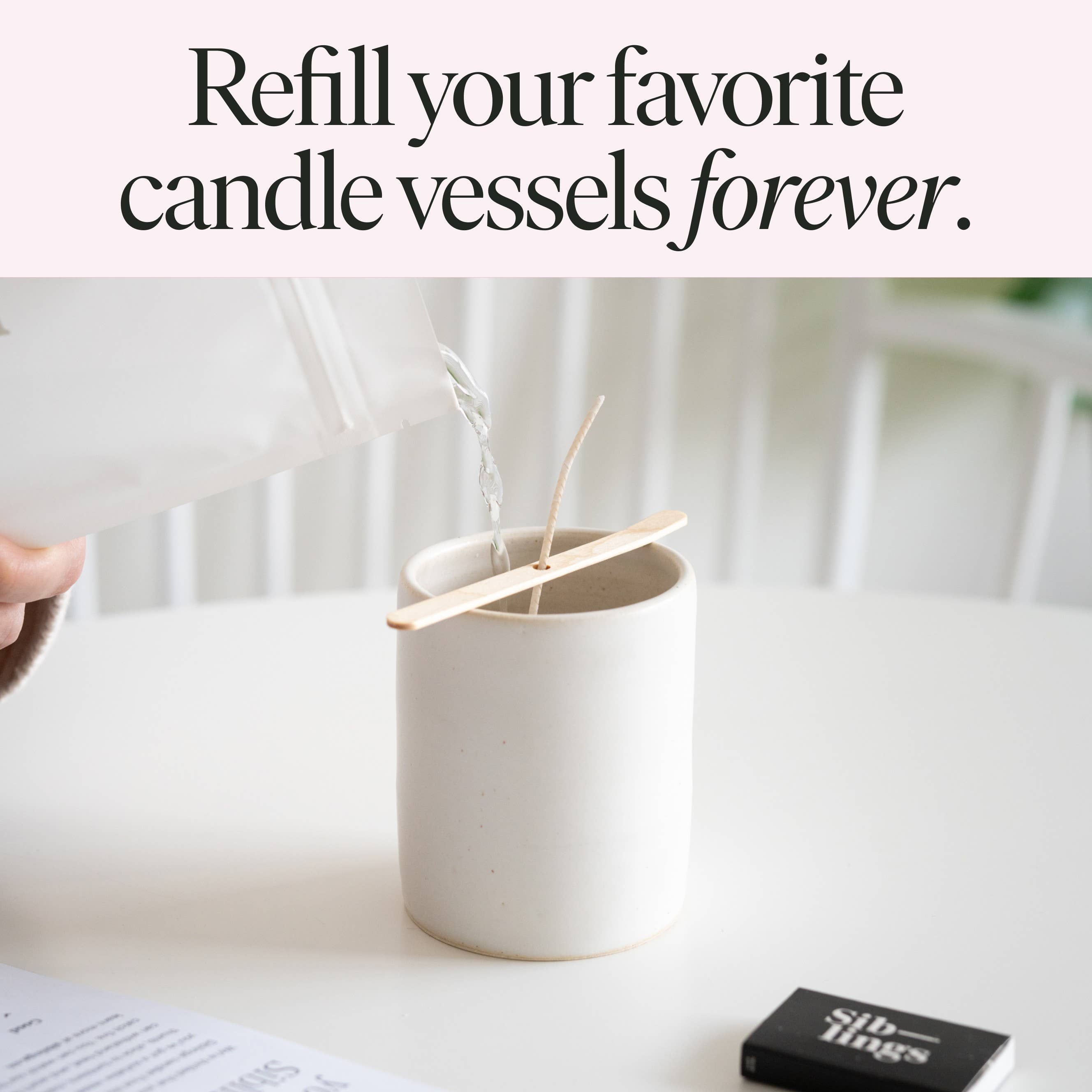 Siblings - Wholesale Jar/Filled Candle - No 07 — Ginger, Pink Grapefruit, Rhubarb, 10 oz3