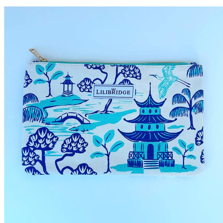 Die Lilibridge Clutch, Blaue Pagode für den Großhandel von Lilibridge