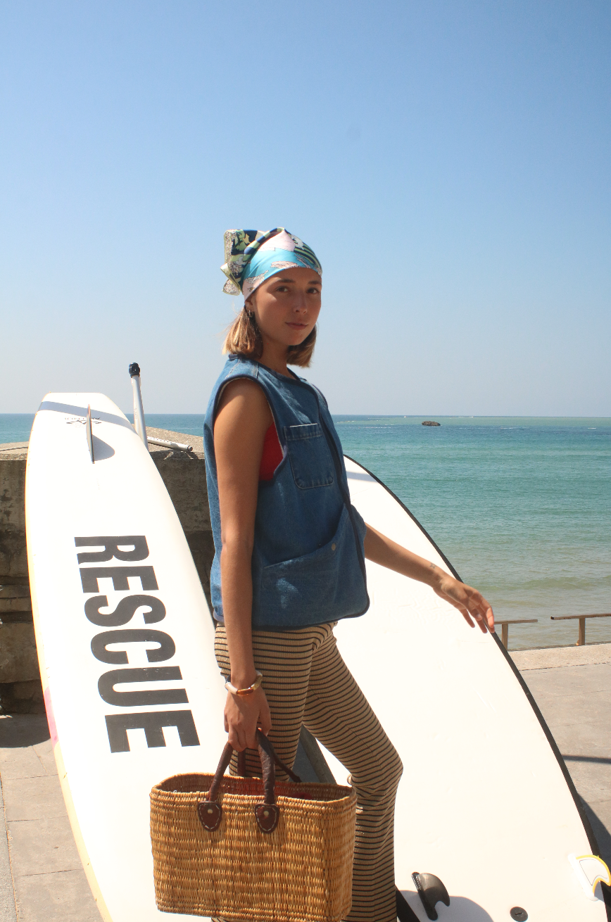 SOIE-MEME - Wholesale Sjaal - Dames - Cote des Basques - exclusieve SOIE-MEME twill bandana4