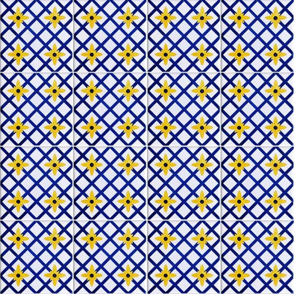 Handmålad kakel - Boavista 847 för wholesale av Gazete Azulejos
