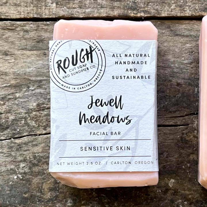 Jewell Meadows All Natural Facial Bar for wholesale by Rough Cut Soap and Sundries