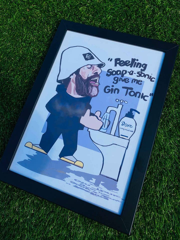 Wash your hands minty Print for wholesale by A Guy Called Minty LTD