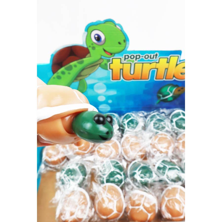 MIX COLOR Turtle Pop-Out Squishy Silicone Sensory Fidget Toy for wholesale on Faire4