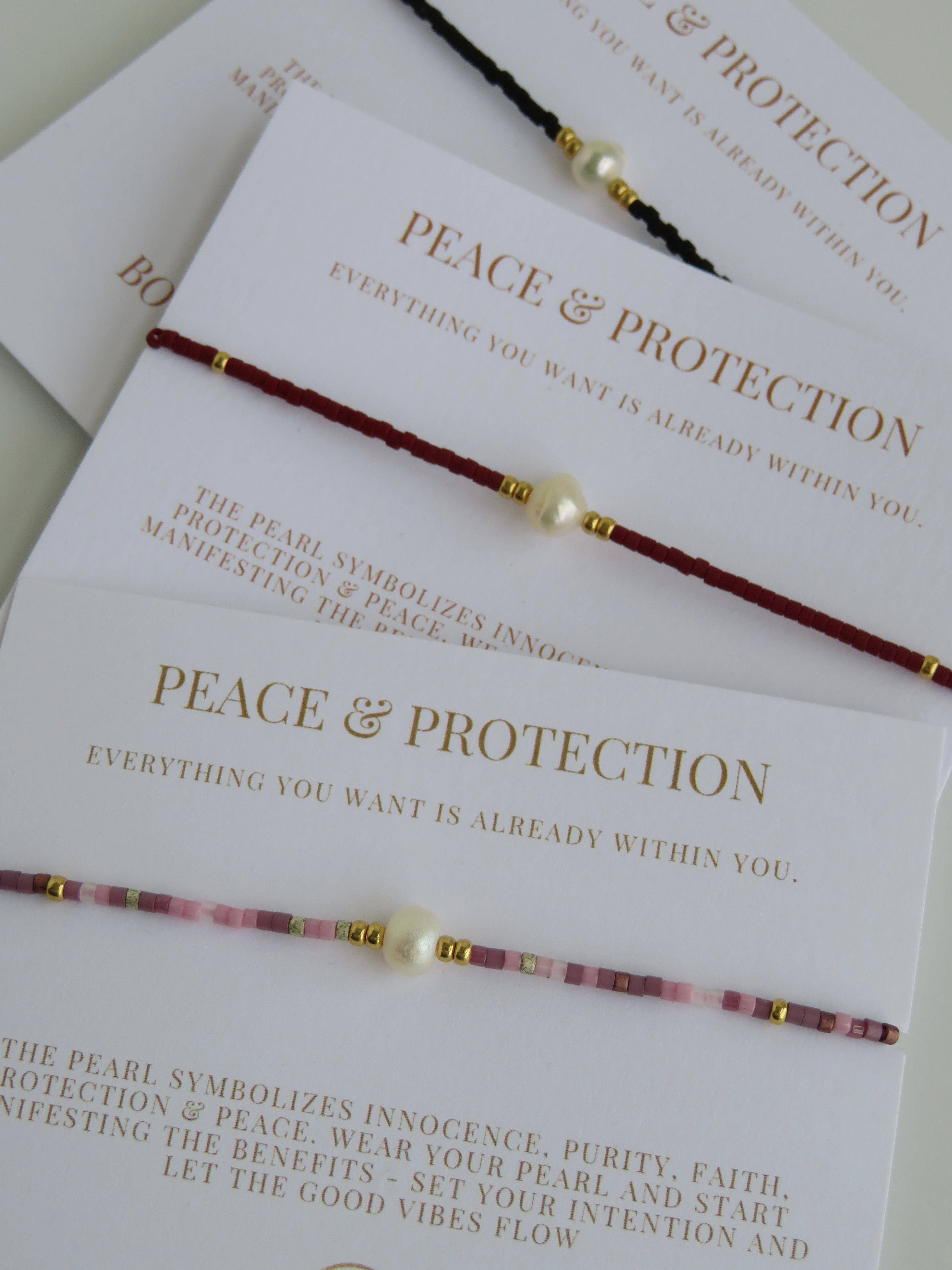 Boutique Suarez Co. - Wholesale Beaded Bracelet - Manifest Peace - Pearl Bracelet37