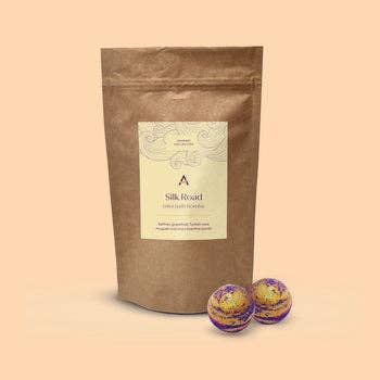 Ascent Bath & Body – wholesale Bath bomb/fizz – Silk Road exotic oud mini bath bomb pouch