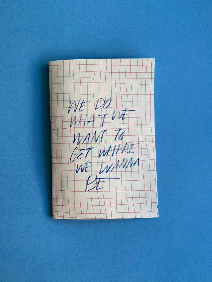 Nous faisons ce que nous voulons pour arriver là où nous voulons être. pour la vente par Wet Press