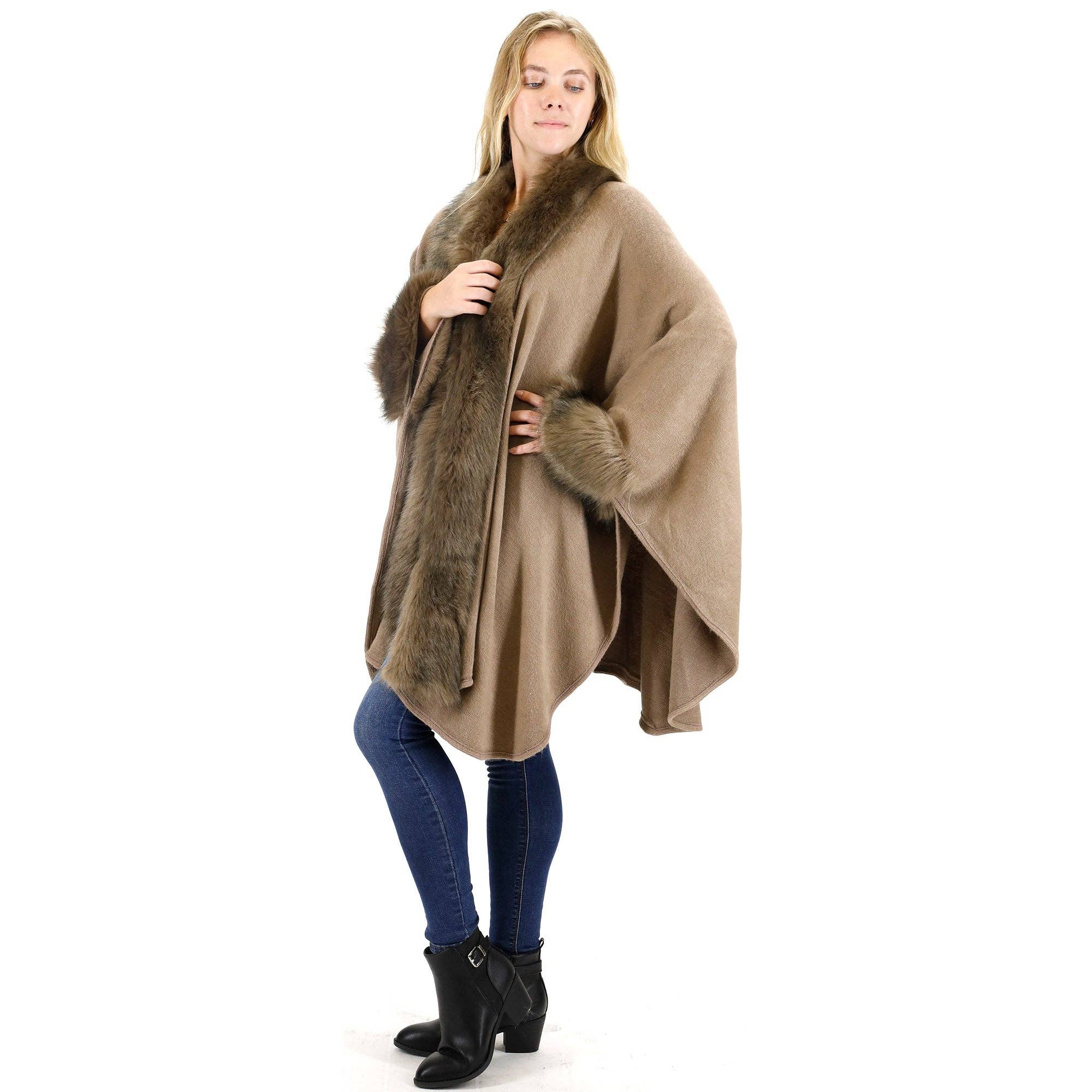 TAPA fashion – wholesale Päls/fuskpäls - Dam – Päls Sjal Lång SH921 (2ST)24