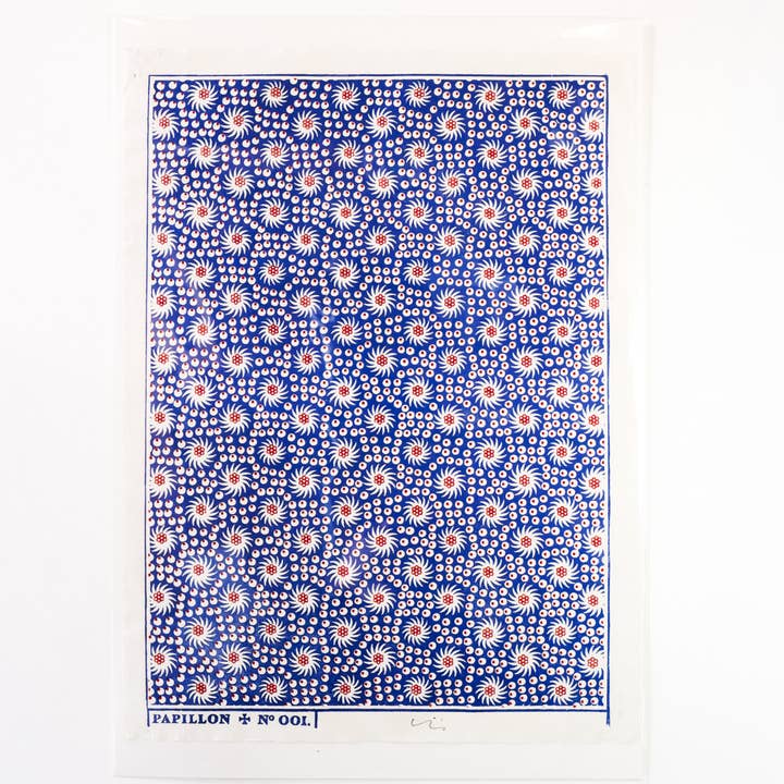 Papillon Press - Wholesale Art Print - French Pinwheel Block Print9