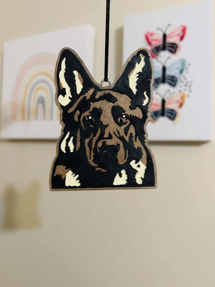 German Shepherd freshie for wholesale by C&D Darling Design