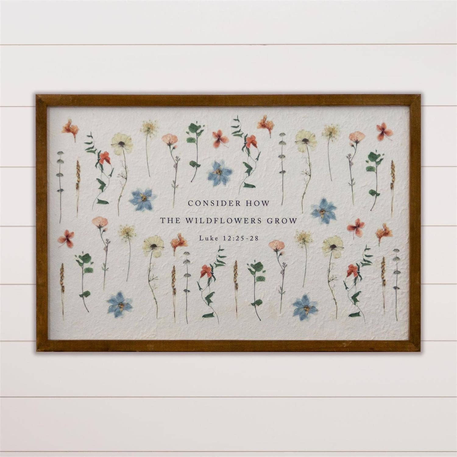 Audrey's Home & Gift - Wholesale Kunstprint - Ingelijste afdruk - Overweeg hoe de wilde bloemen groeien (PC)2