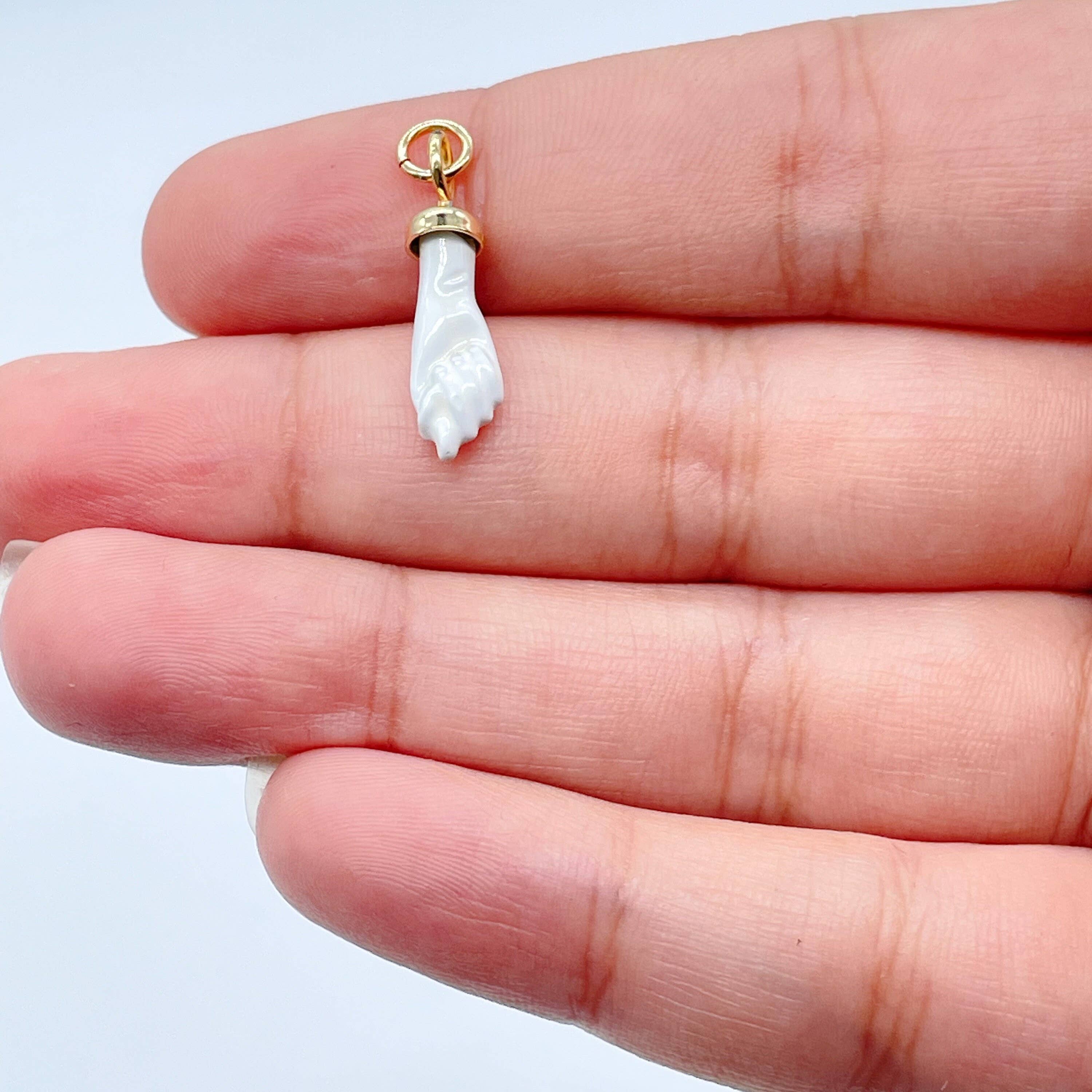 Milie - Wholesale Individual Charm/Pendant - 18k GF 15mm Protection Figa Charm7