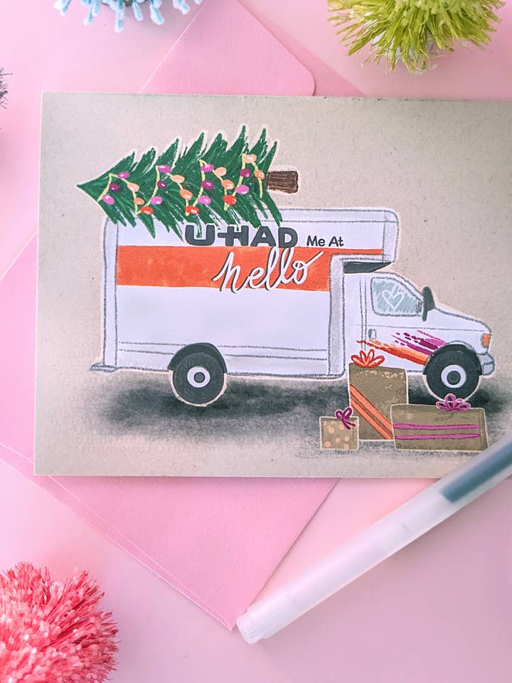 U-Had Me på Hello Lesbian Love Julkort för wholesale av Laura Jane Kirton