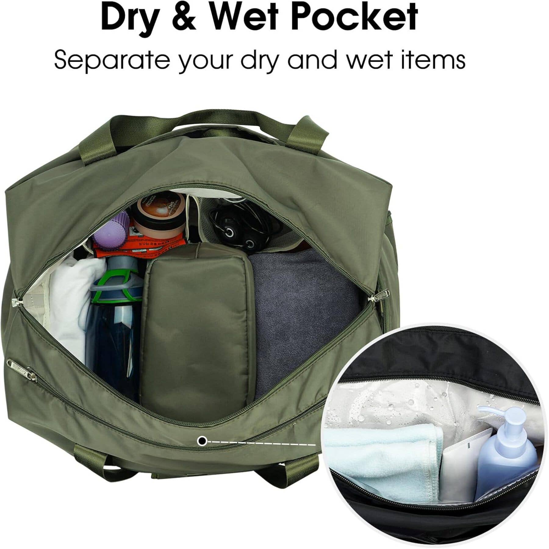 wandf – Großhandel Weekender-Tasche – Damen – Ceneda 20" Sporttasche mit Nassfach und Schuhfach25