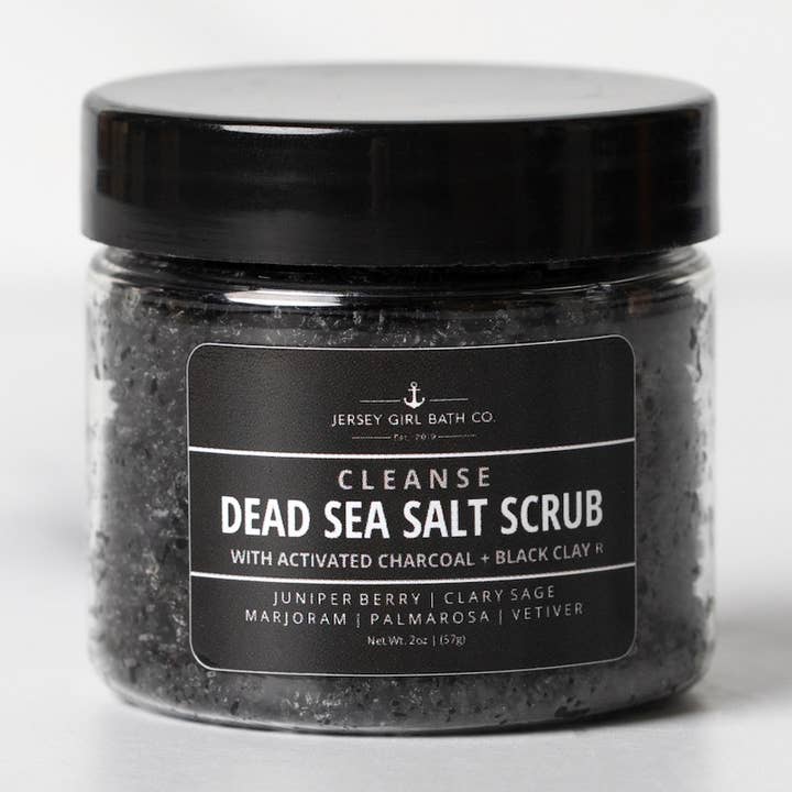 Mini gommage au sel de la mer Morte Cleanse pour la vente par Jersey Girl Bath Co.
