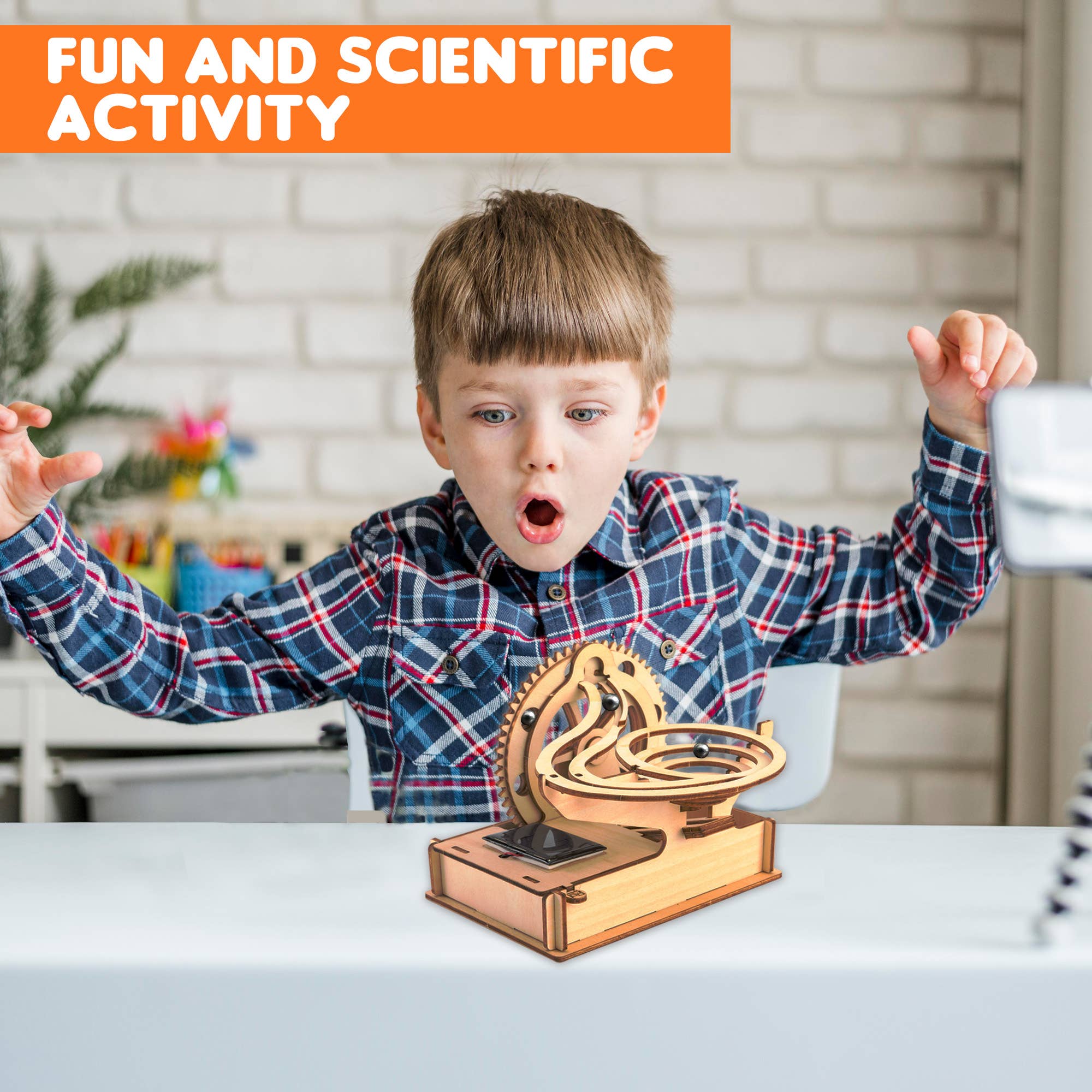 SmartsToy - Wholesale Wood Toy - Kids - Solar Wooden Marble Runs For Kids 8-12 3D Puzzles for Kids A4