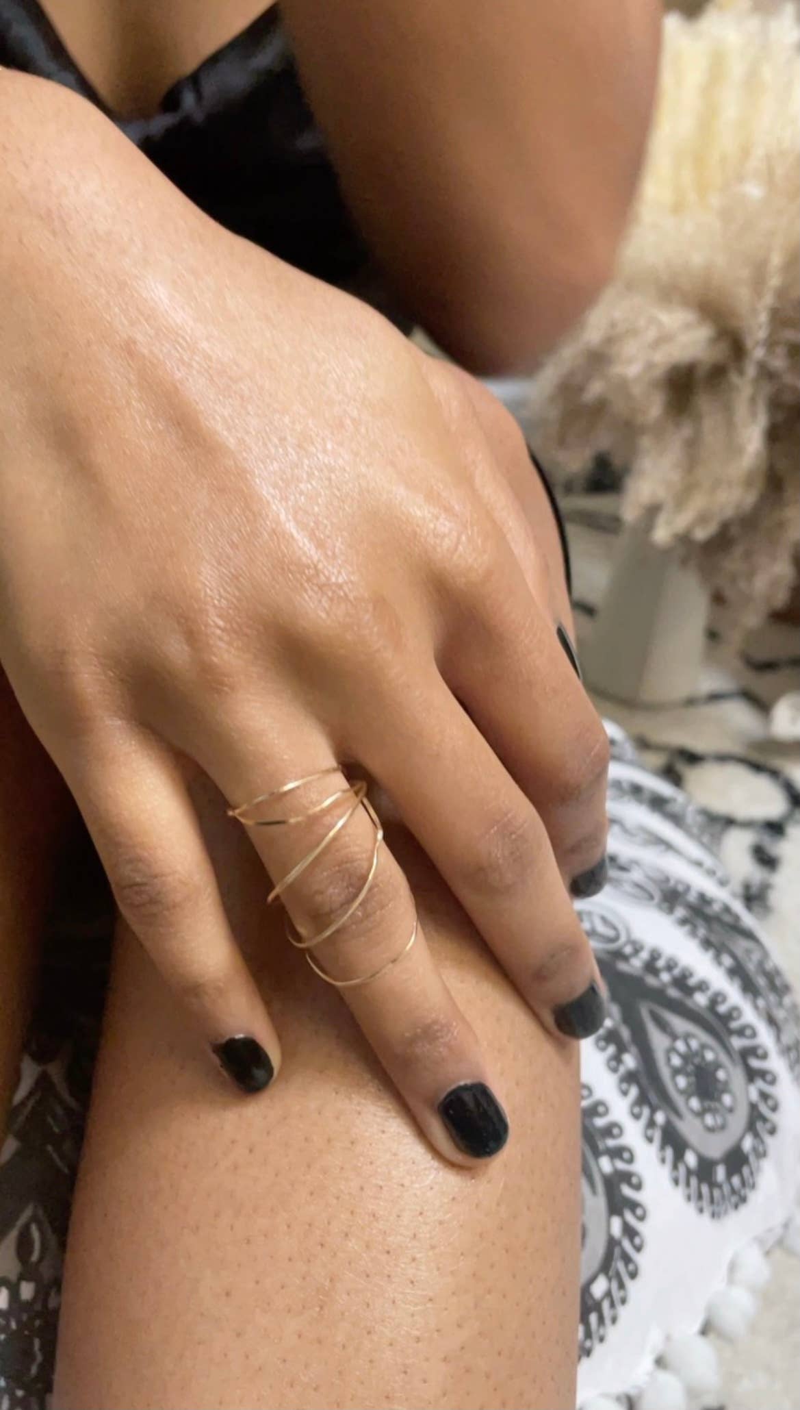 High Vibe Sentiments - Wholesale Cocktail/Statement Ring - “Ethereal” Ring (Gold Filled)1