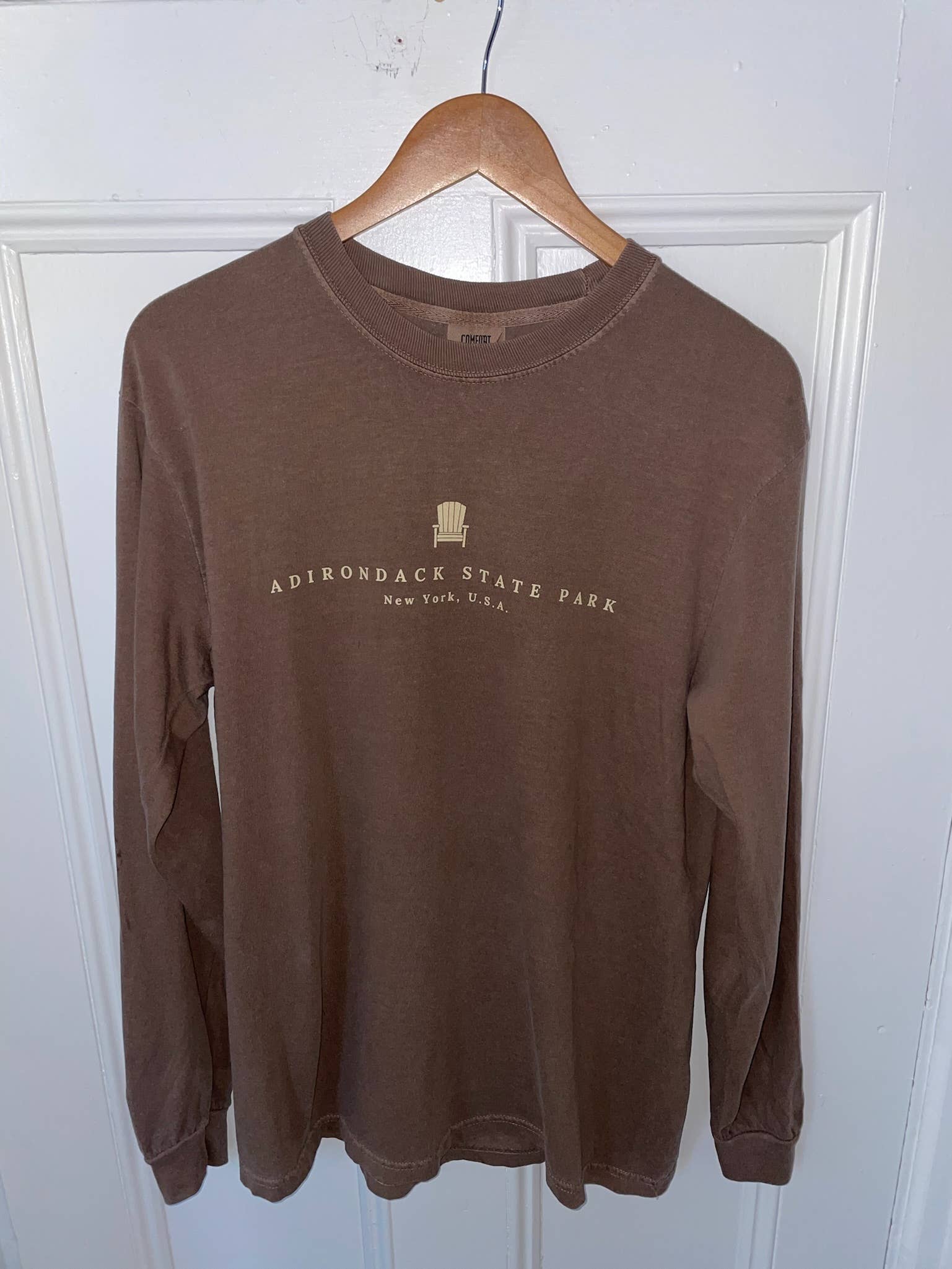 Just Wandering Co. - Wholesale Screen Printed T-Shirt - Women's - Adirondack Park Long Sleeve Shirt | Plattsburgh, New York |9