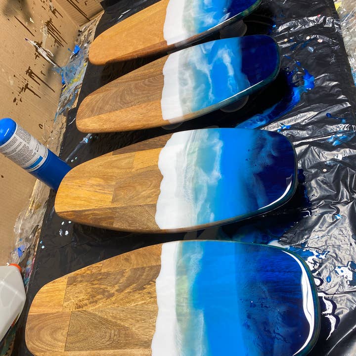 Mended Heart Glass - Wholesale Cutting Board - Ocean Serving Boards5